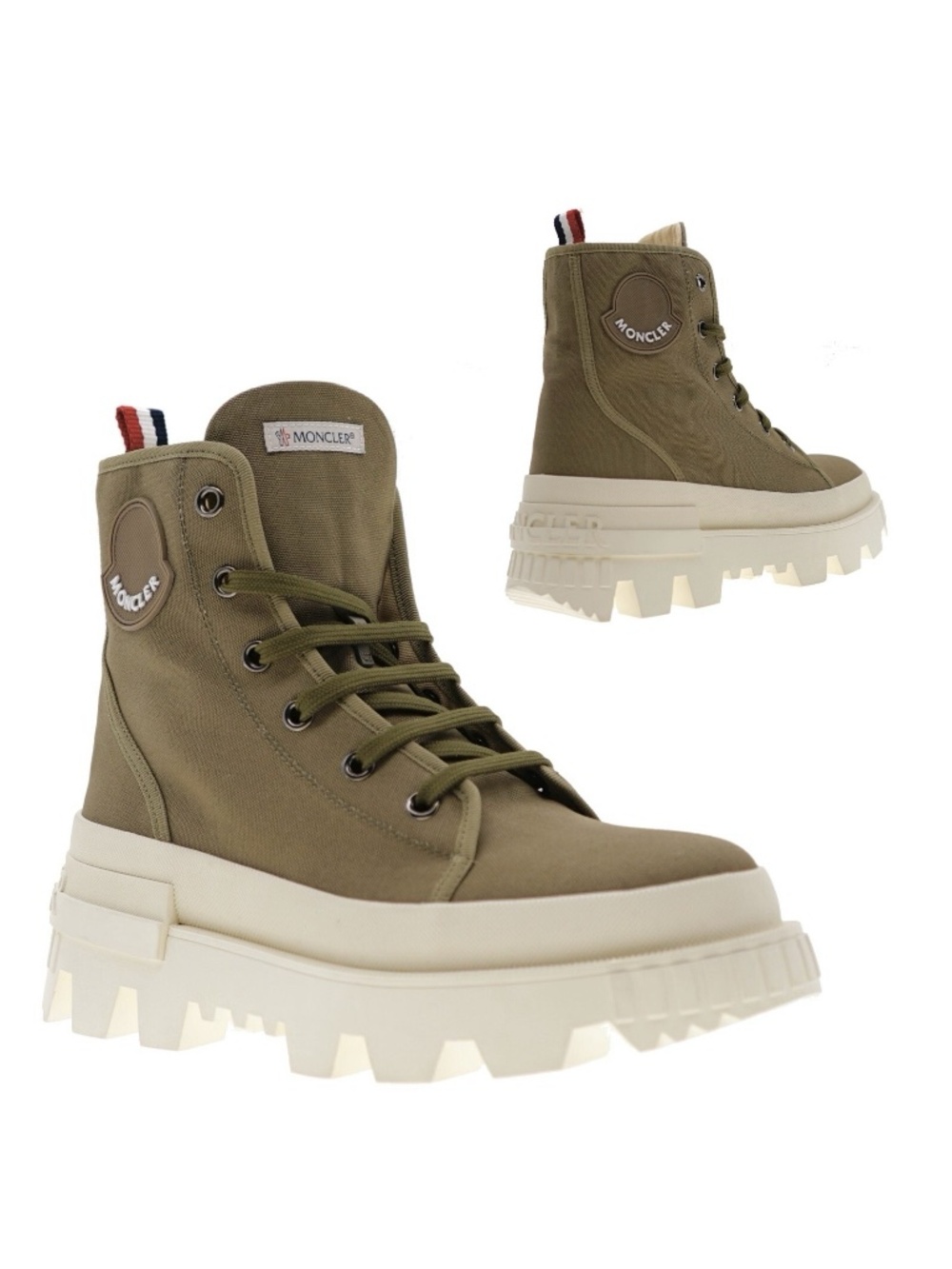 Moncler Men Desertyx Combat Military Boots Size 10 US New
